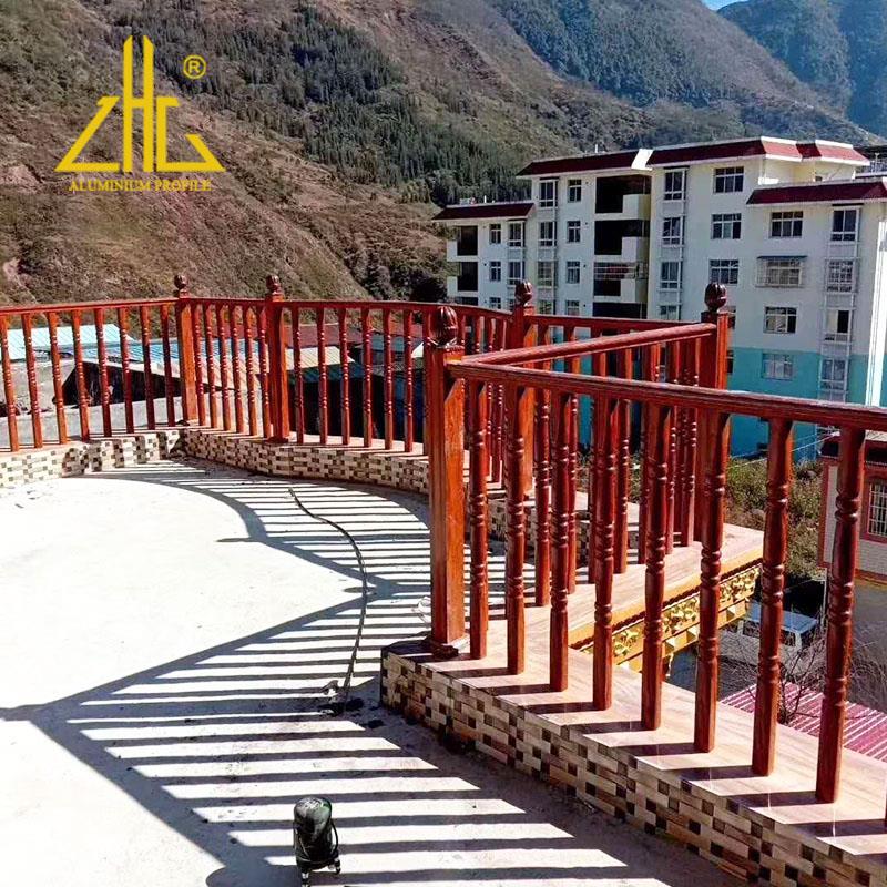 handrail aluminum profile 9009
