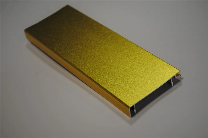 Sandblasted Aluminum Finish Profile